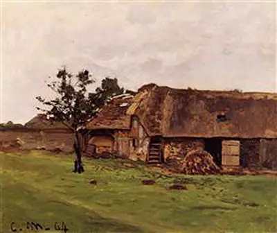 Farm near Honfleur Claude Monet